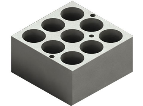 בלוק למבחנות 9×Φ20mm