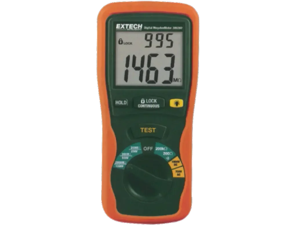 מגר MEGOHMMETER-מד בידוד דיגיטלי עד 1000V