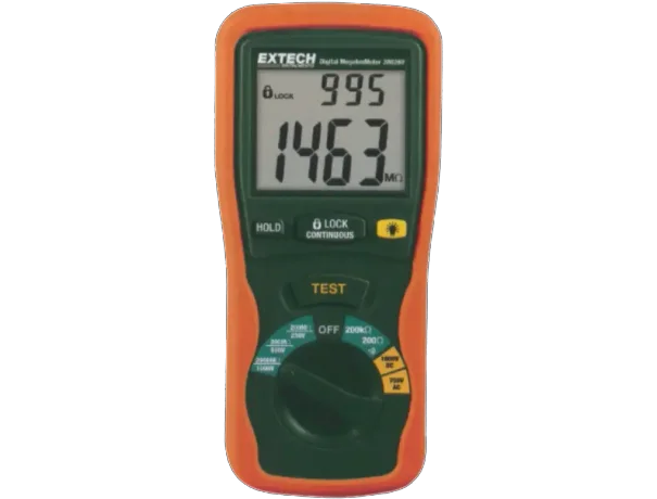 מגר MEGOHMMETER-מד בידוד דיגיטלי עד 1000V