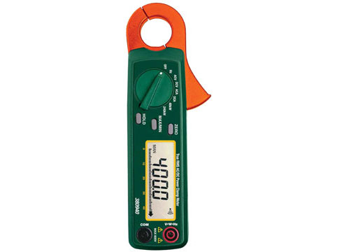 CLAMP METER, MINI 400A AC/DC, WATT METER