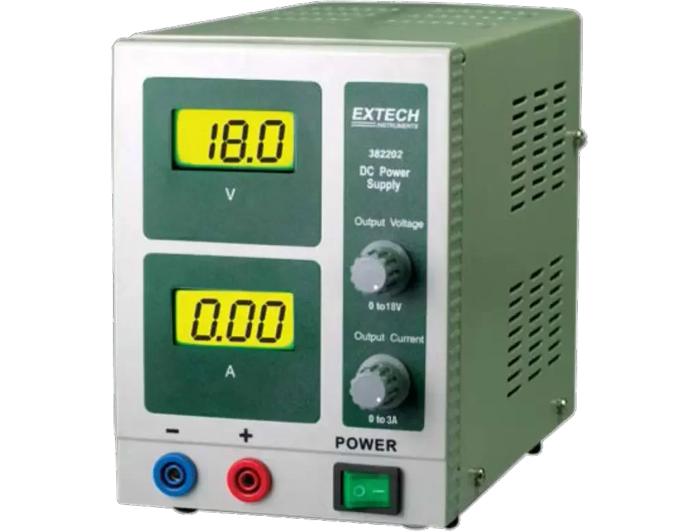 ספק כח DC,יציאה אחת, 0-3A,0-18V 3