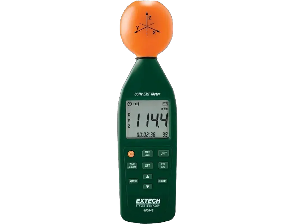 מד קרינת RF -תדר גבוה  3 כיוונים 8 GHZ