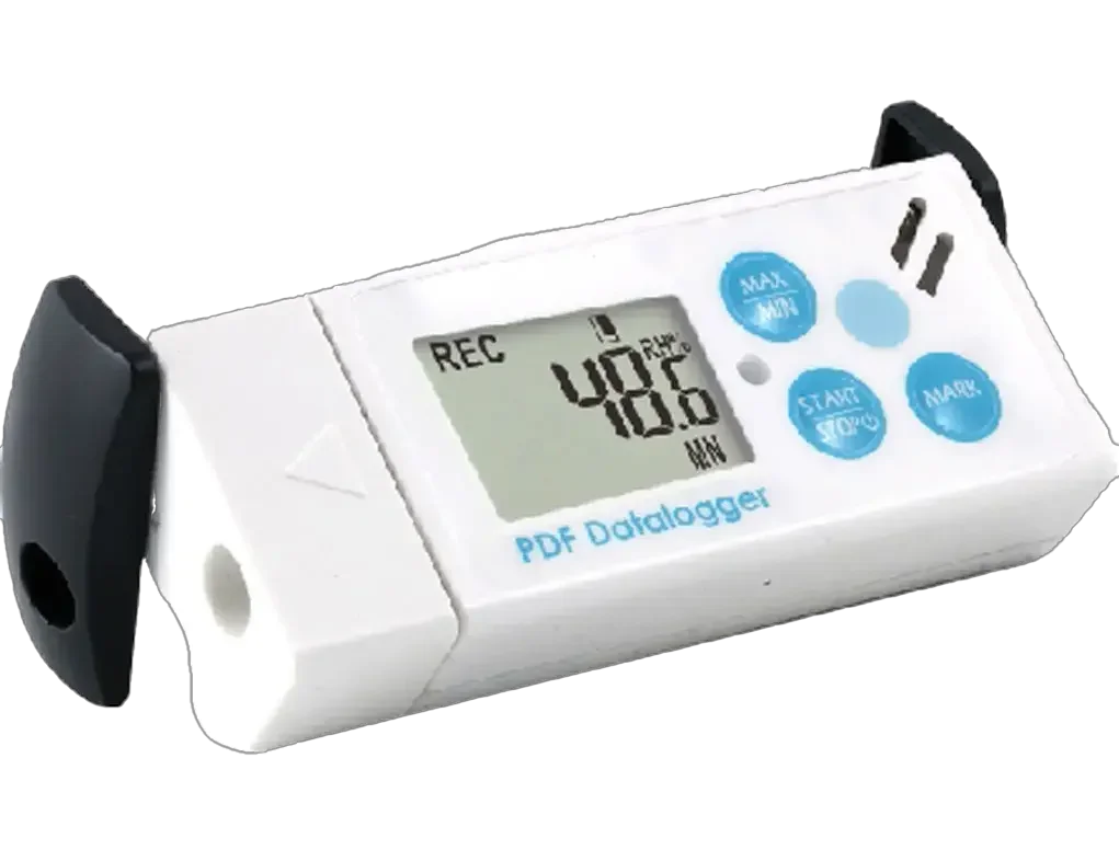 אוגר נתונים טמפרטורה ולחות,חיבור USB