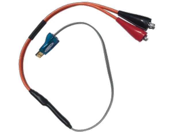 כבל USB להורדת נתונים מחיישני טמפרטורה לבטון