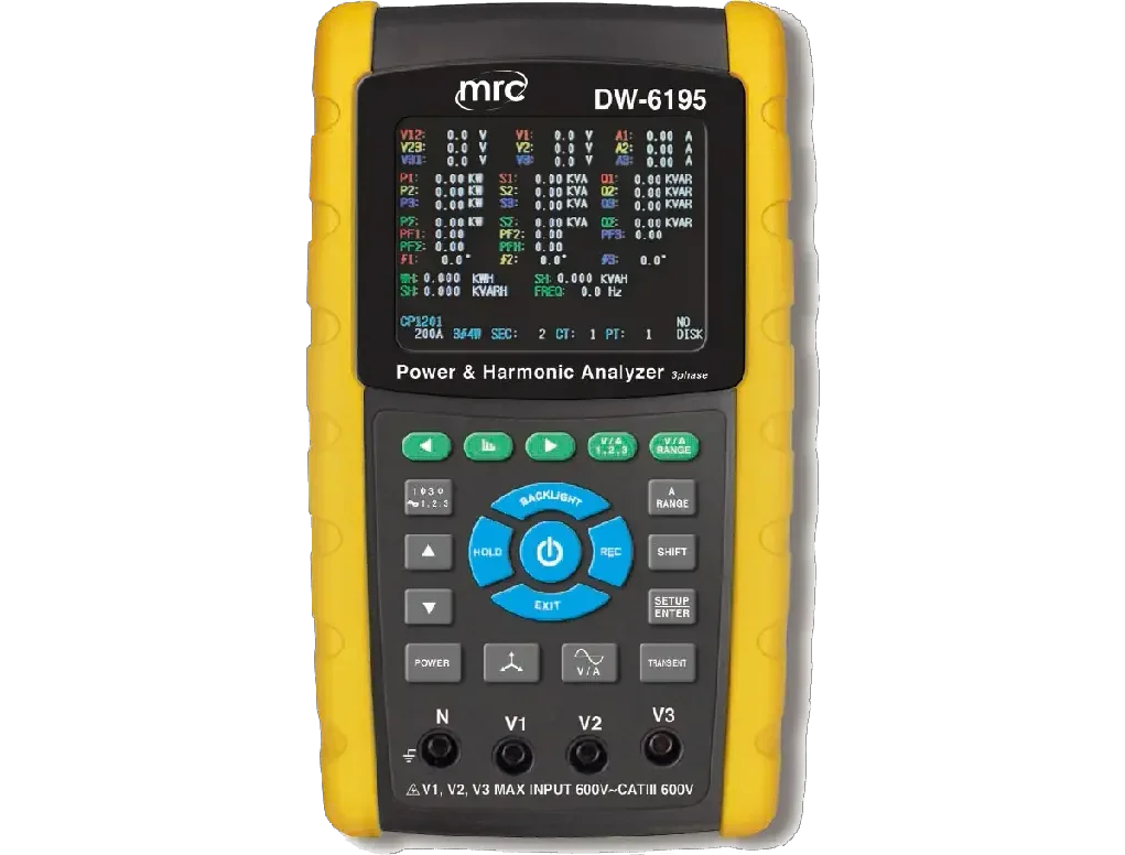 3 PHASE POWER ANALYZER, with harmonic measurement