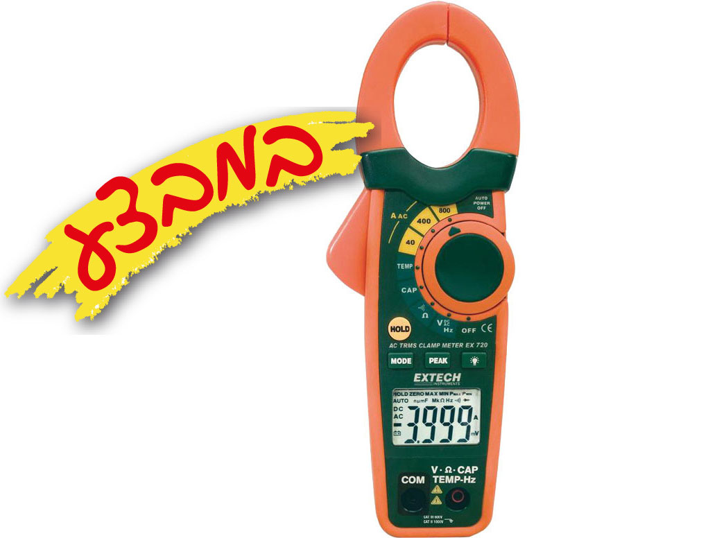צבת זרם AC עד 800 אמפר TRUE RMS 3