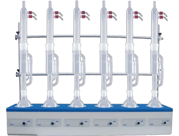 Flask heaters, 6 places