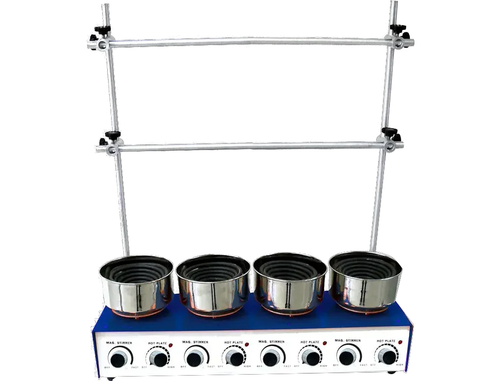 מחמם קולבות מעבדתי KJELDAHL APPARATUS עם סטיררר מגנטי