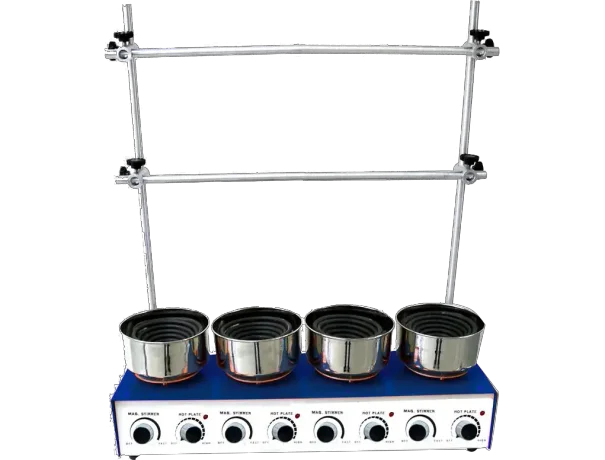 מחמם קולבות מעבדתי KJELDAHL APPARATUS עם סטיררר מגנטי