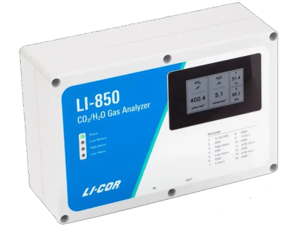 אנלייזר CO2- 0 TO 20,000 PPM, H2O- 0 TO 60 MMOL/MOL