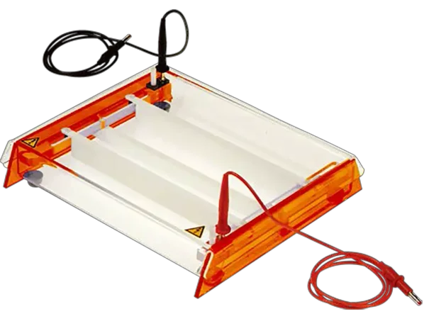 Midi plus-2, 15 x 7,10 & 15cm UV Tray, 2 x 20 sample, 1mm thick combs, loading guides and dams