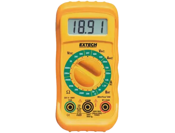 MULTIMETER, MINI TEC MANUAL RANGING 3