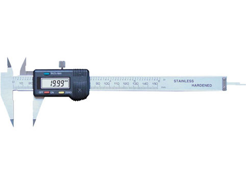 קליבר דיגיטלי קצוות מחודדים  0-200מ"מ/0.01 מ"מ