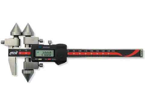 Apothem & Centerline Caliper with Conical Points