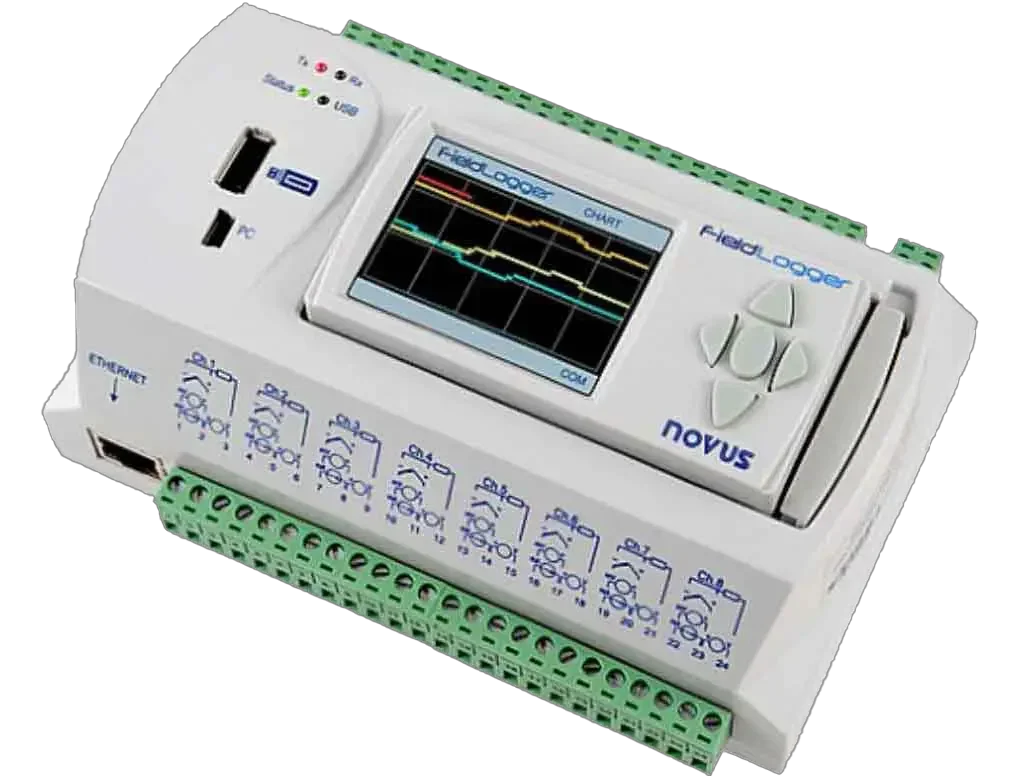 אוגר נתונים 8 ערוצים,32 התרעות,תקשורת USB