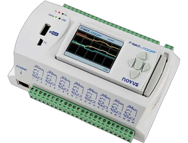 אוגר נתונים 8 ערוצים,32 התרעות,תקשורת USB