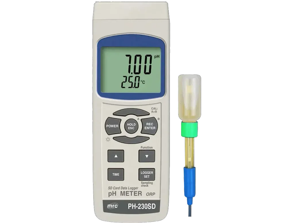 מד PH/ORP  עם אוגר נתונים