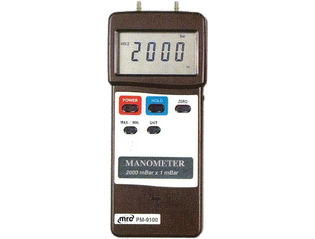 מד לחץ הפרשי דיגיטלי 2000 מיליבר