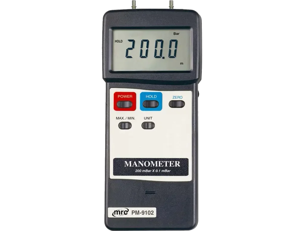 מד לחץ הפרשי דיגיטלי 200 מיליבר 3