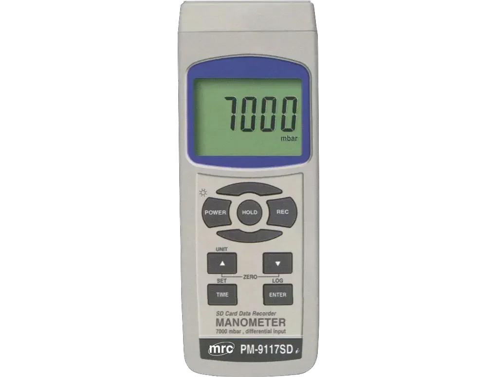 מד לחץ הפרשי דיגיטלי 7000 מיליברּ+אוגר נתונים