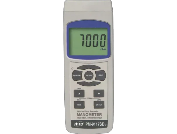 מד לחץ הפרשי דיגיטלי 7000 מיליברּ+אוגר נתונים