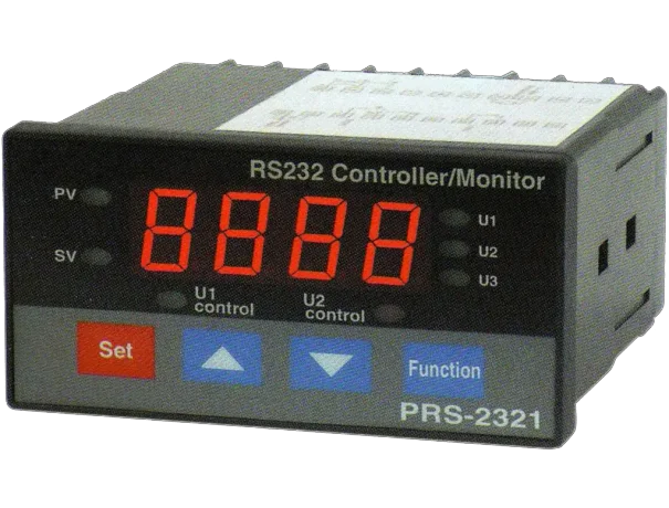 צג\בקר כניסת RS-232 עם יצאות מגע יבש+תקשורת