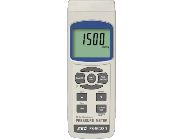 אוגר לחץ לטווח 2,5,10,20,50,100,400 בר(חיישן בנפרד)