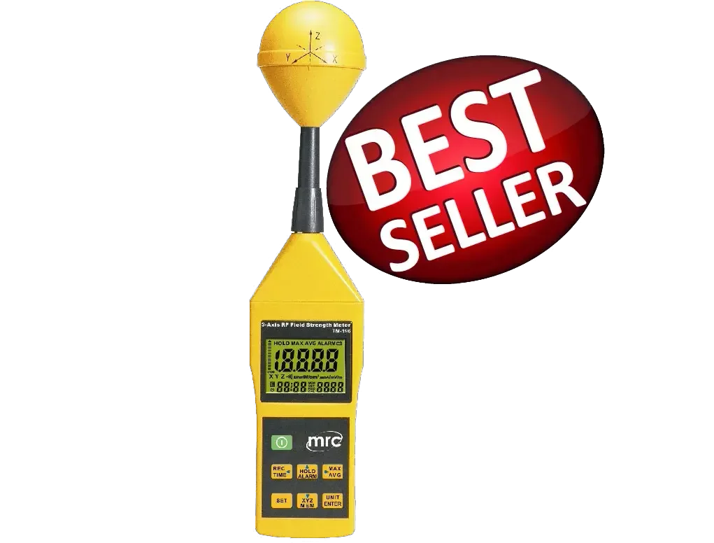 מד קרינת RF -תדר גבוה  3 כיוונים 8 GHZ 3