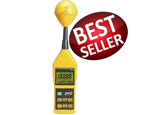 מד קרינת RF -תדר גבוה  3 כיוונים 8 GHZ 3