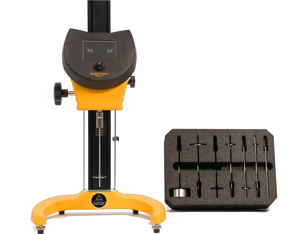 ויסקומטר סיבובי 5 mPas עד 70,000,000 mPas